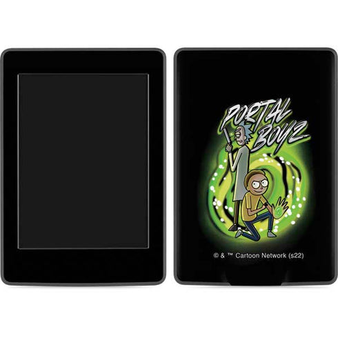 Adult Swim Rick and Morty Portal Boyz Amazon Kindle Skin